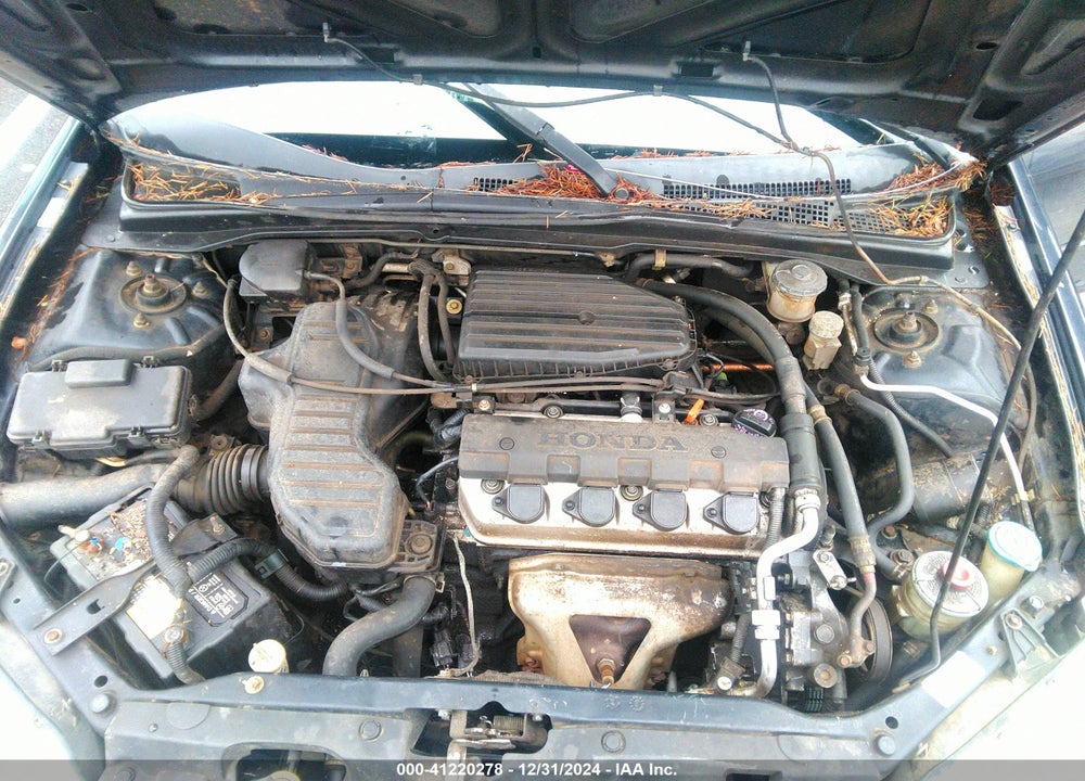 2001 HONDA CIVIC LX VIN: 1HGES15581L073483