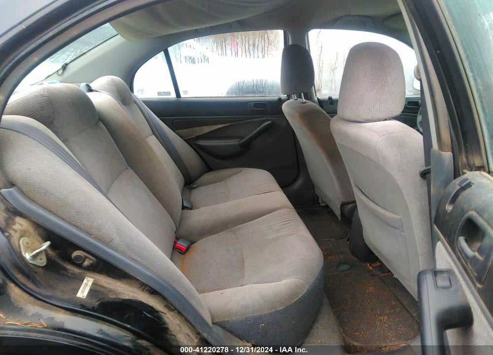 2001 HONDA CIVIC LX VIN: 1HGES15581L073483