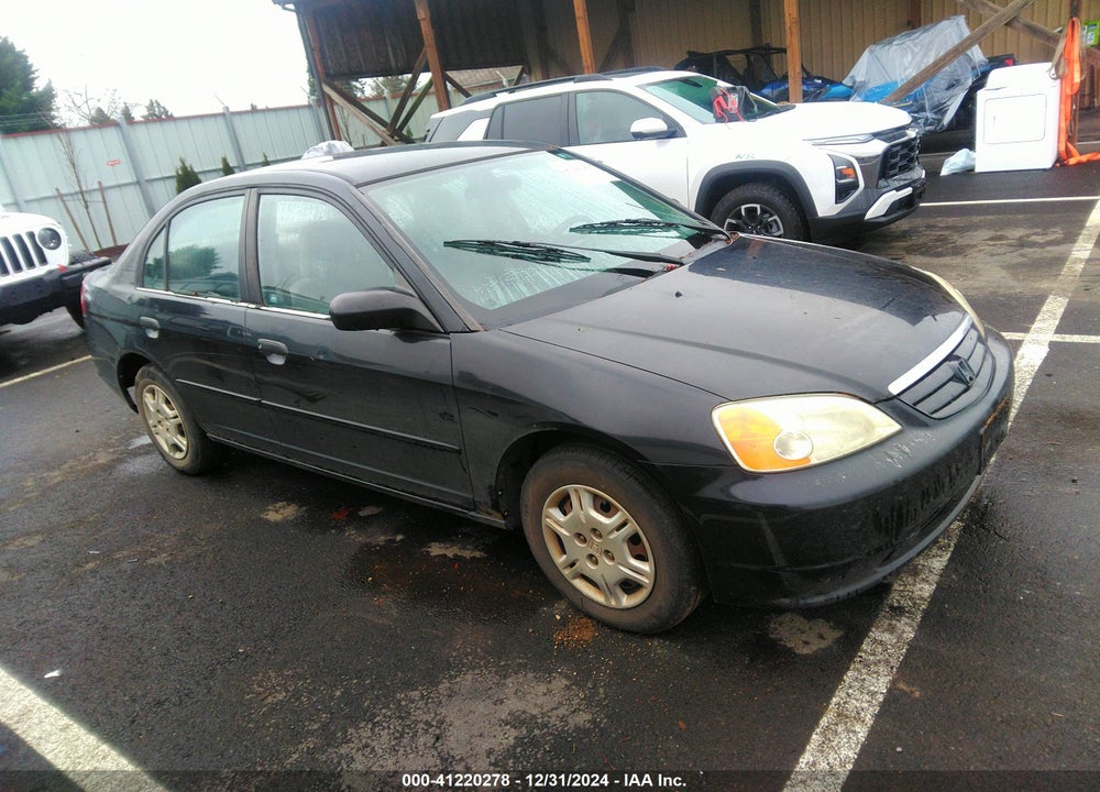 2001 HONDA CIVIC LX VIN: 1HGES15581L073483