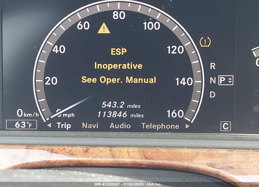 2008 MERCEDES-BENZ S 550 VIN: WDDNG71X78A199226