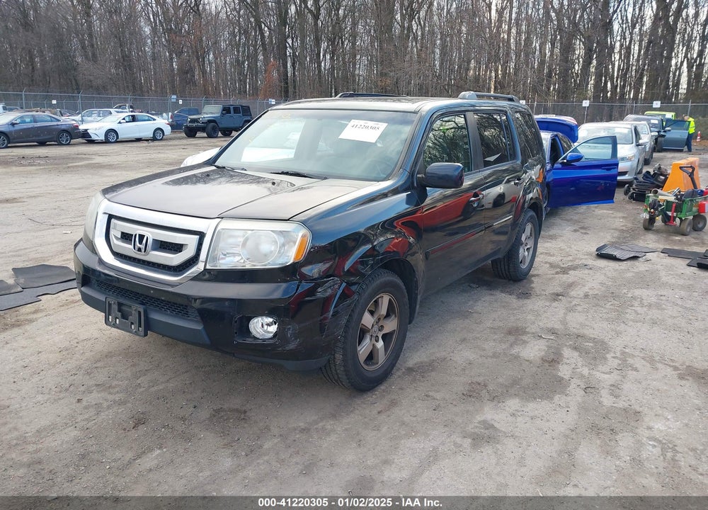 2010 HONDA PILOT EX-L VIN: 5FNYF4H57AB007071