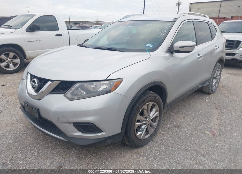 2016 NISSAN ROGUE SV VIN: KNMAT2MV6GP636968