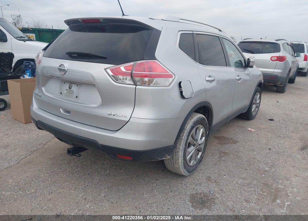 2016 NISSAN ROGUE SV VIN: KNMAT2MV6GP636968