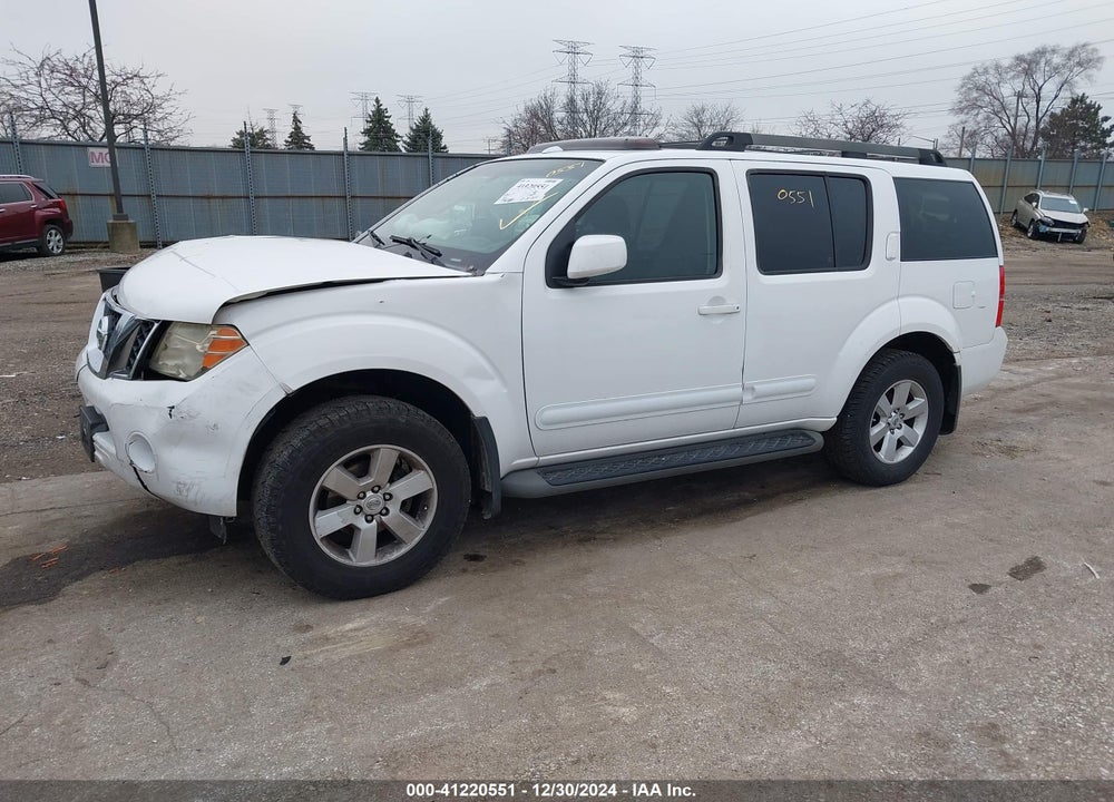 2008 NISSAN PATHFINDER SE VIN: 5N1AR18B48C606896