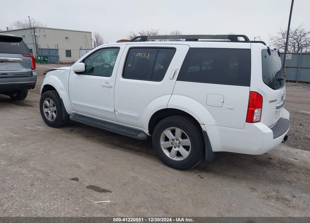 2008 NISSAN PATHFINDER SE VIN: 5N1AR18B48C606896