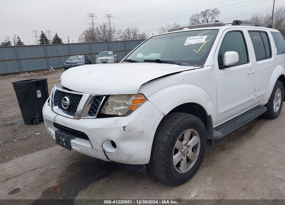 2008 NISSAN PATHFINDER SE VIN: 5N1AR18B48C606896