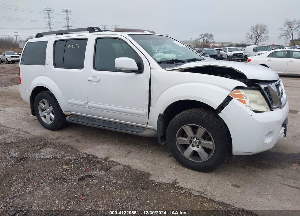 2008 NISSAN PATHFINDER SE VIN: 5N1AR18B48C606896