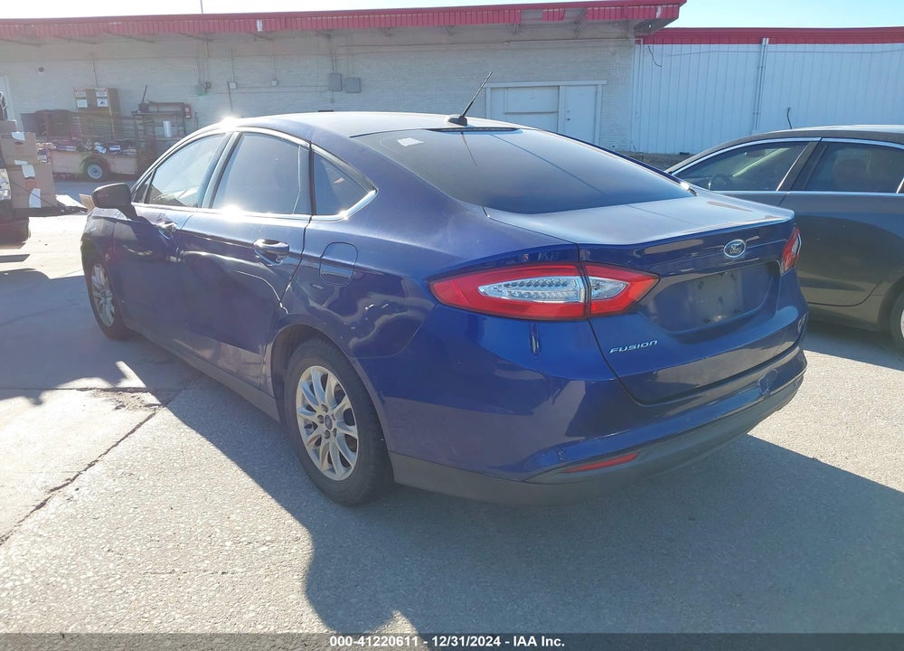 2016 FORD FUSION VIN: 3FA6P0G70GR132636