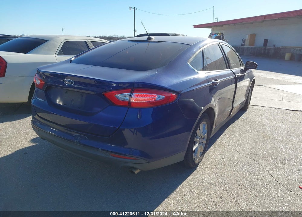 2016 FORD FUSION VIN: 3FA6P0G70GR132636