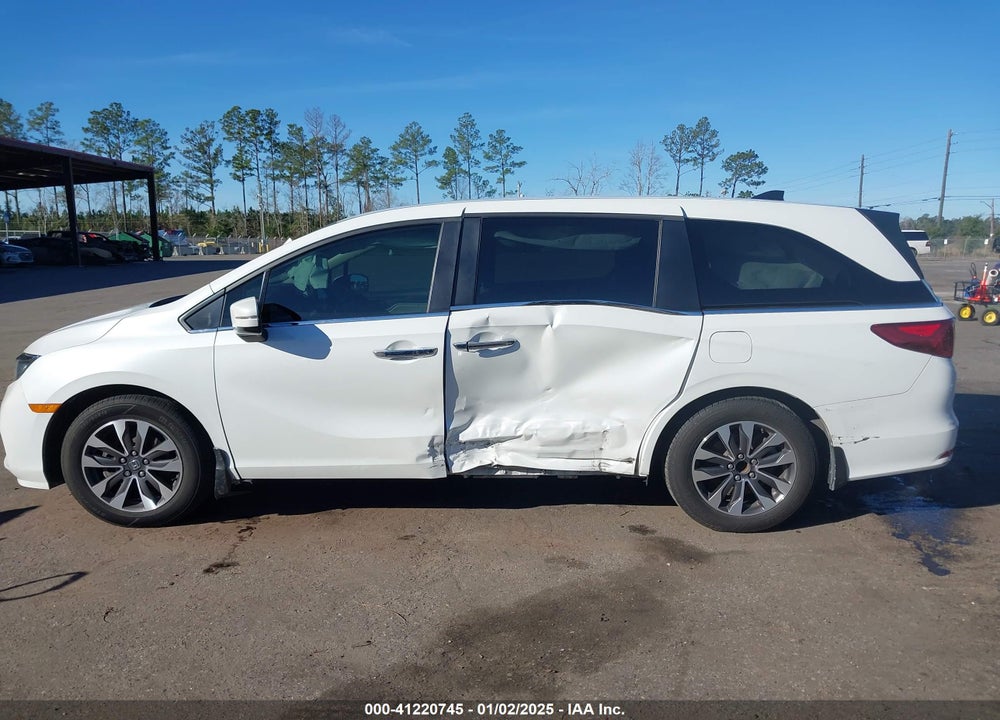 2022 HONDA ODYSSEY EX-L VIN: 5FNRL6H77NB061793