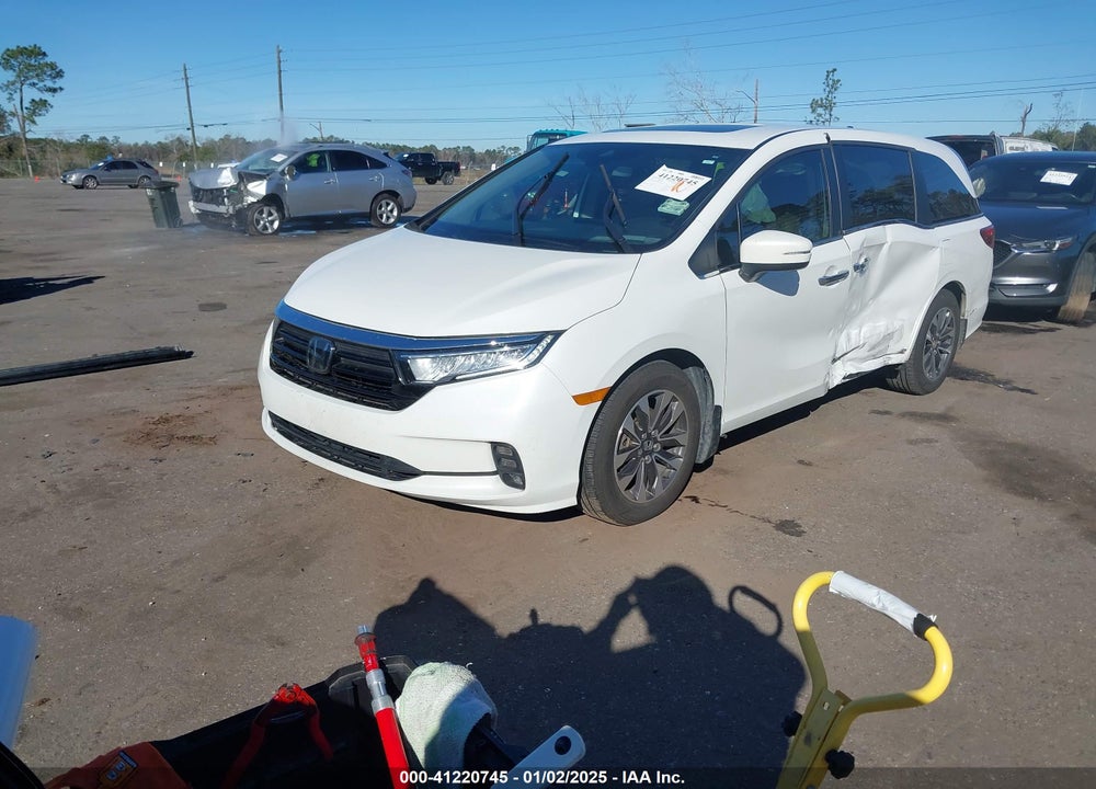 2022 HONDA ODYSSEY EX-L VIN: 5FNRL6H77NB061793