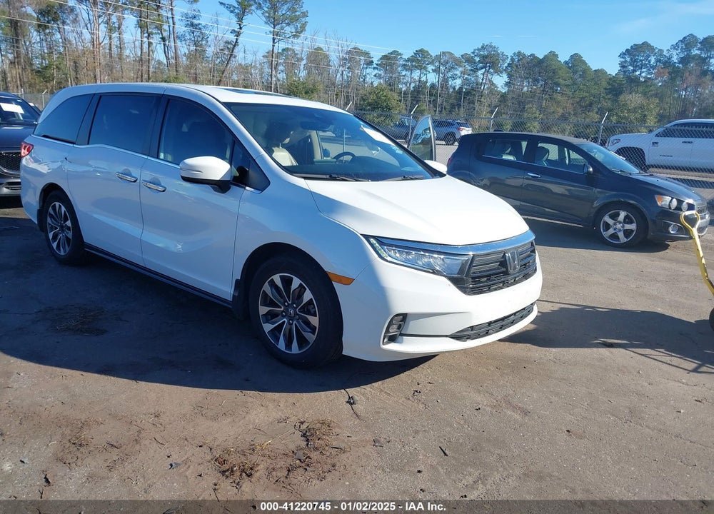 2022 HONDA ODYSSEY EX-L VIN: 5FNRL6H77NB061793