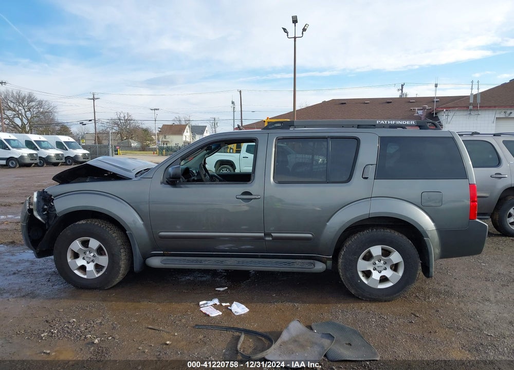2007 NISSAN PATHFINDER S VIN: 5N1AR18WX7C620335