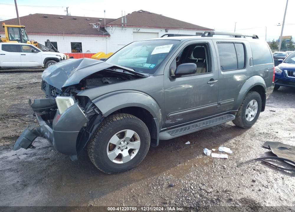 2007 NISSAN PATHFINDER S VIN: 5N1AR18WX7C620335