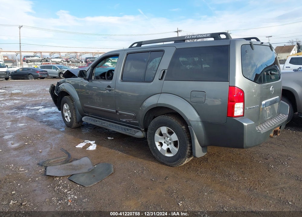 2007 NISSAN PATHFINDER S VIN: 5N1AR18WX7C620335