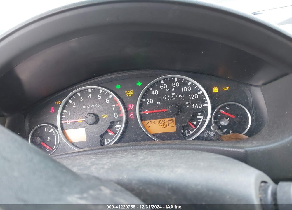 2007 NISSAN PATHFINDER S VIN: 5N1AR18WX7C620335