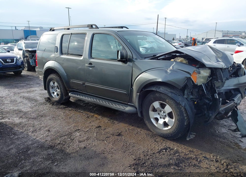 2007 NISSAN PATHFINDER S VIN: 5N1AR18WX7C620335