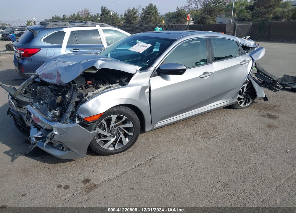 2018 HONDA CIVIC VIN: 2HGFC2F75JH573671