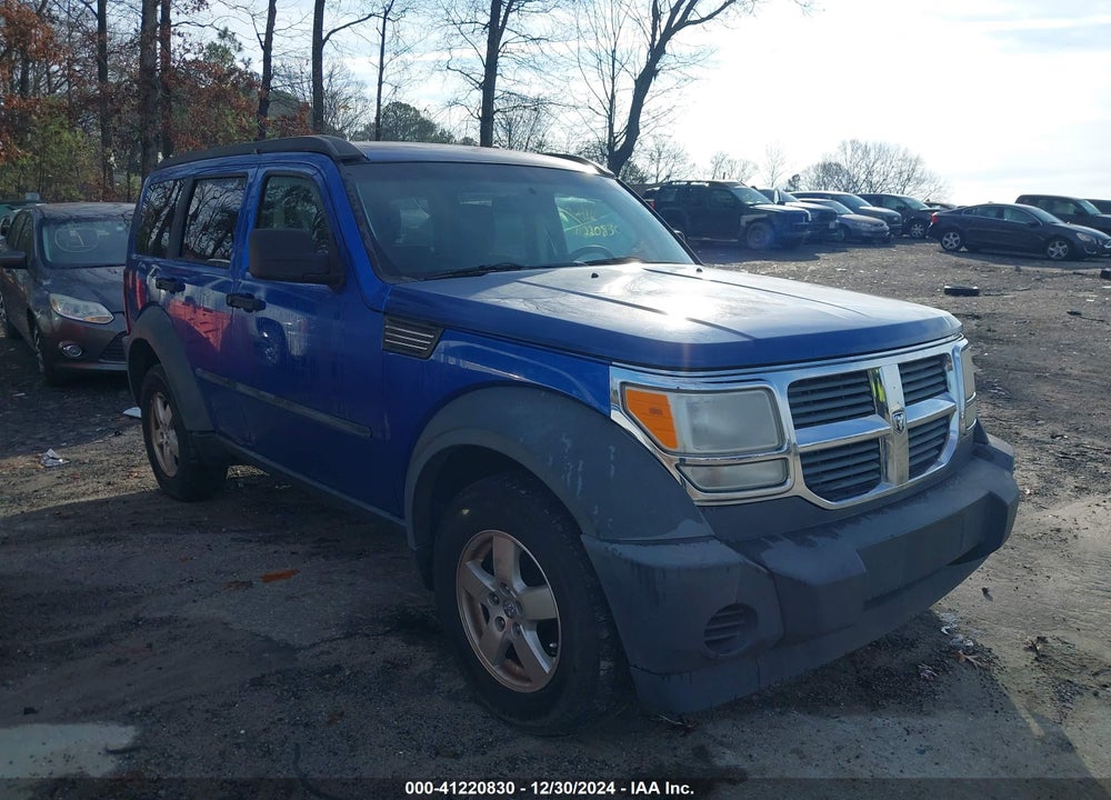 2007 DODGE NITRO SXT VIN: 1D8GU28KX7W728597