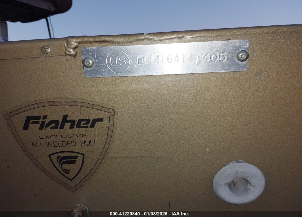 2005 FISHER OTHER VIN: BUJ16414I405