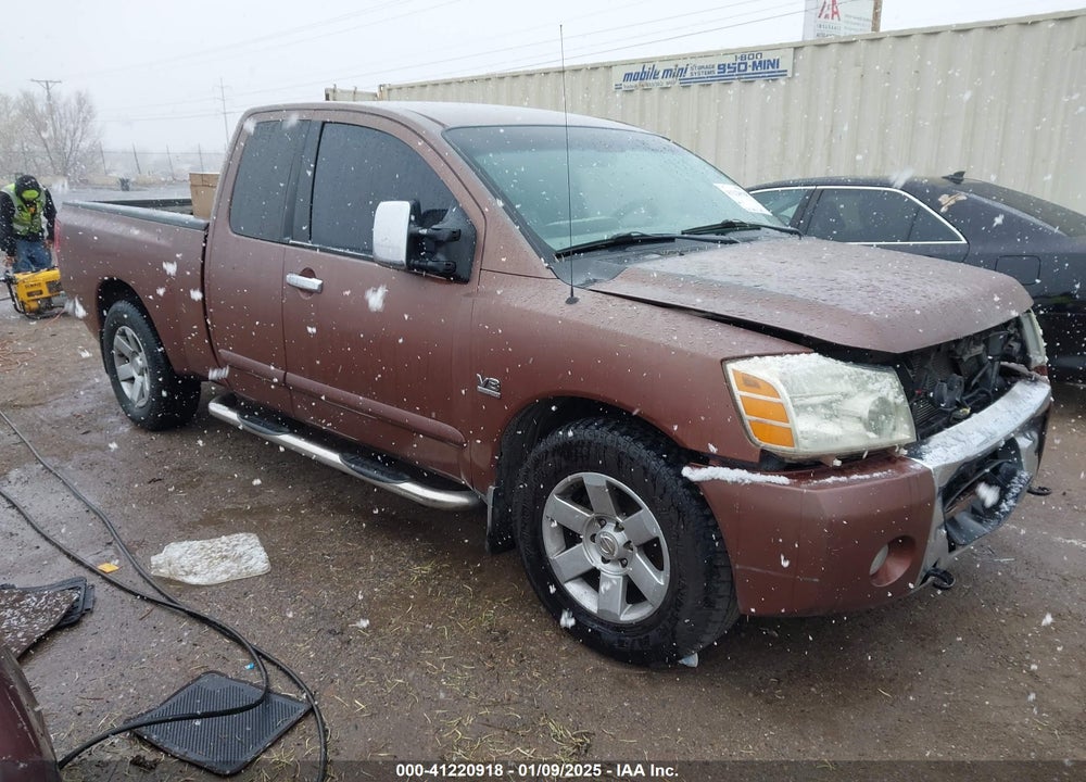 2004 NISSAN TITAN SE VIN: 1N6AA06A44N559090