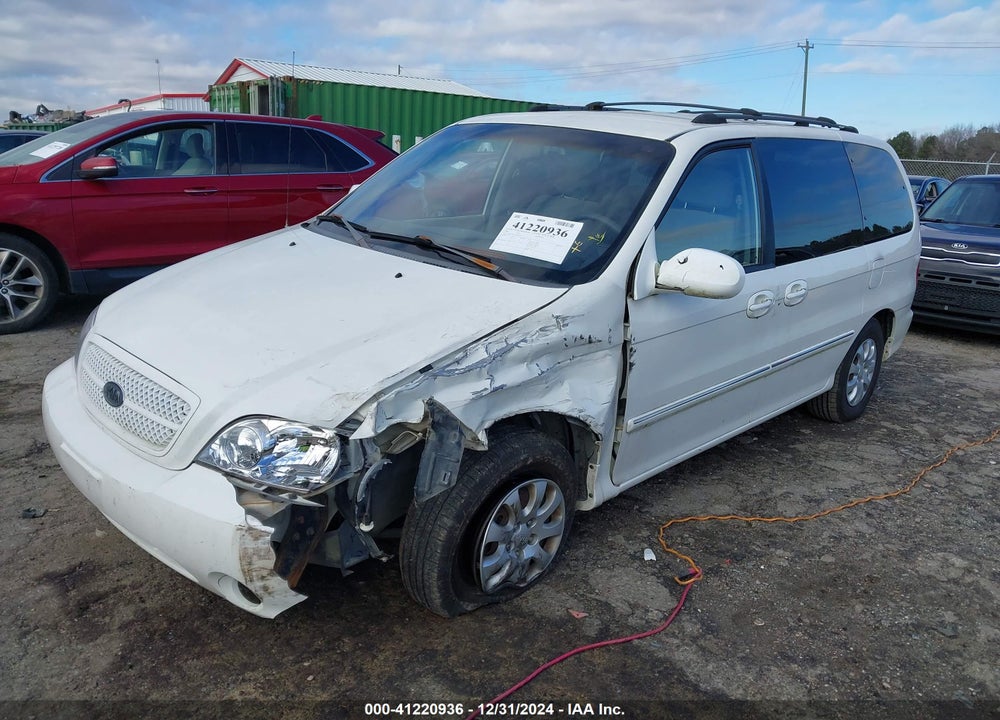 2005 KIA SEDONA EX/LX VIN: KNDUP132356708456