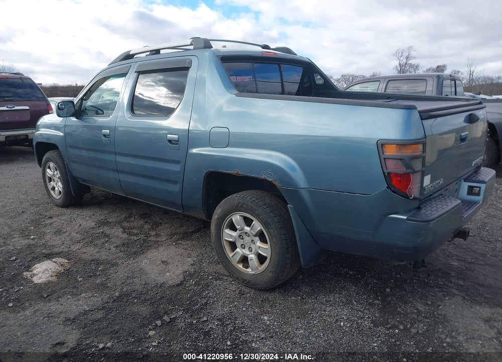 2006 HONDA RIDGELINE RTL VIN: 2HJYK16506H524657