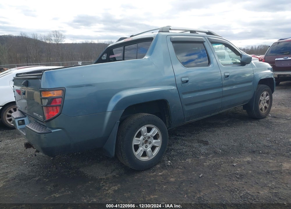 2006 HONDA RIDGELINE RTL VIN: 2HJYK16506H524657