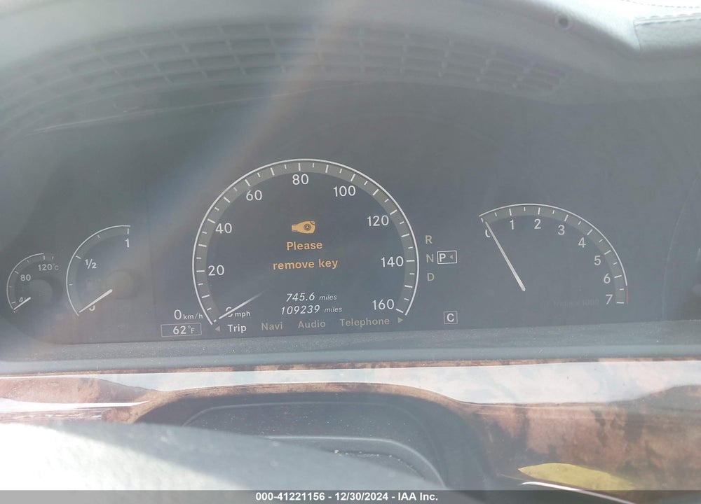 2007 MERCEDES-BENZ S 550 VIN: WDDNG71X37A047846