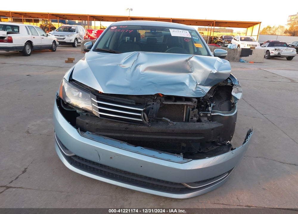 2012 VOLKSWAGEN PASSAT VIN: 1VWBP7A39CC079951