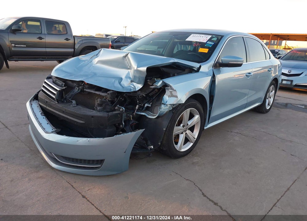2012 VOLKSWAGEN PASSAT VIN: 1VWBP7A39CC079951