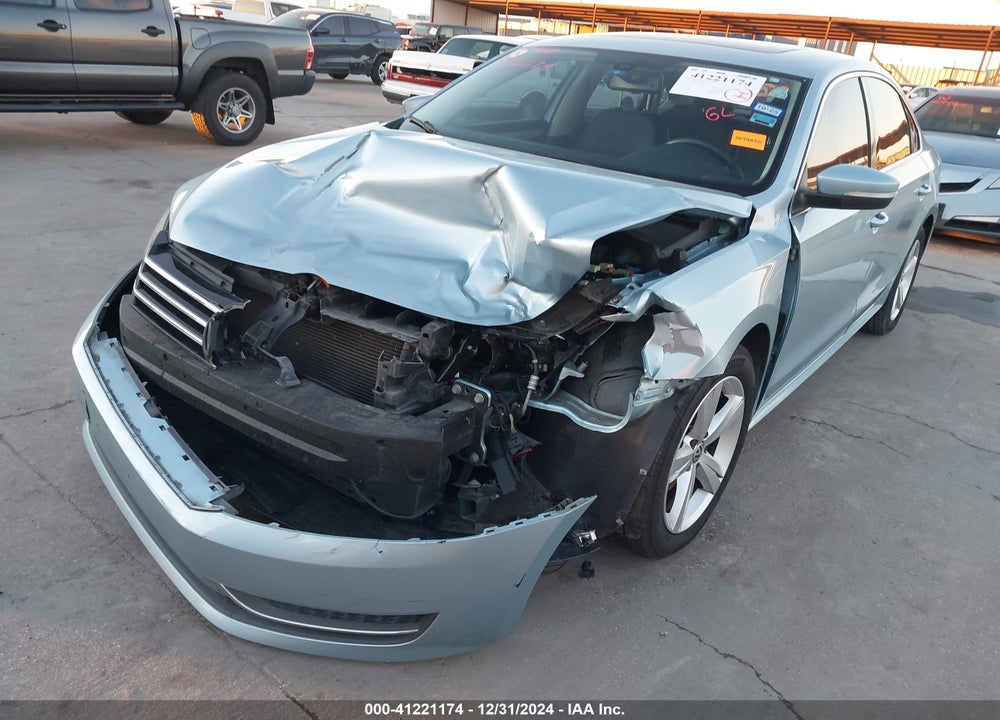 2012 VOLKSWAGEN PASSAT VIN: 1VWBP7A39CC079951