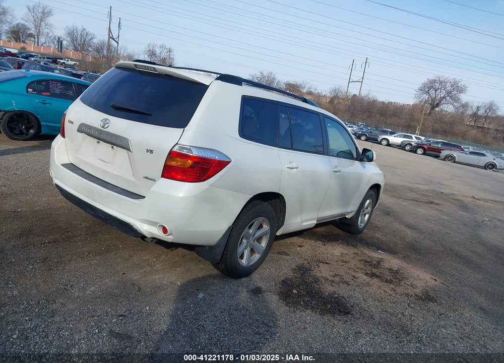 2008 TOYOTA HIGHLANDER VIN: JTEES41A582015555