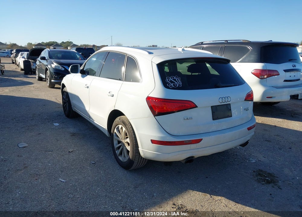 2013 AUDI Q5 2.0T PREMIUM VIN: WA1CFAFP7DA039619
