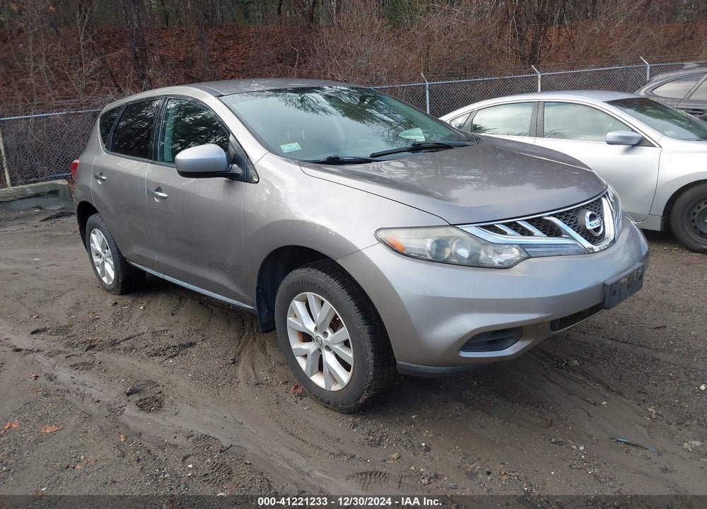 2011 NISSAN MURANO S VIN: JN8AZ1MW7BW167040