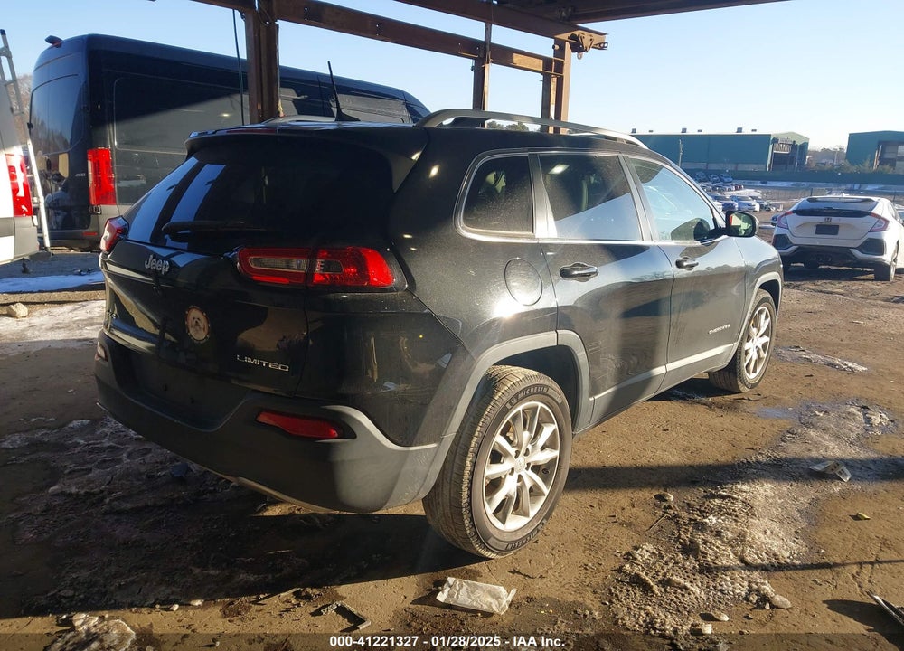 2016 JEEP CHEROKEE LIMITED VIN: 1C4PJMDB6GW261543