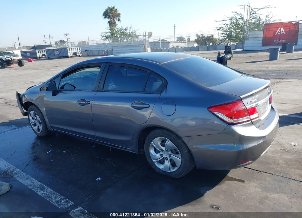 2014 HONDA CIVIC LX VIN: 19XFB2F52EE244833