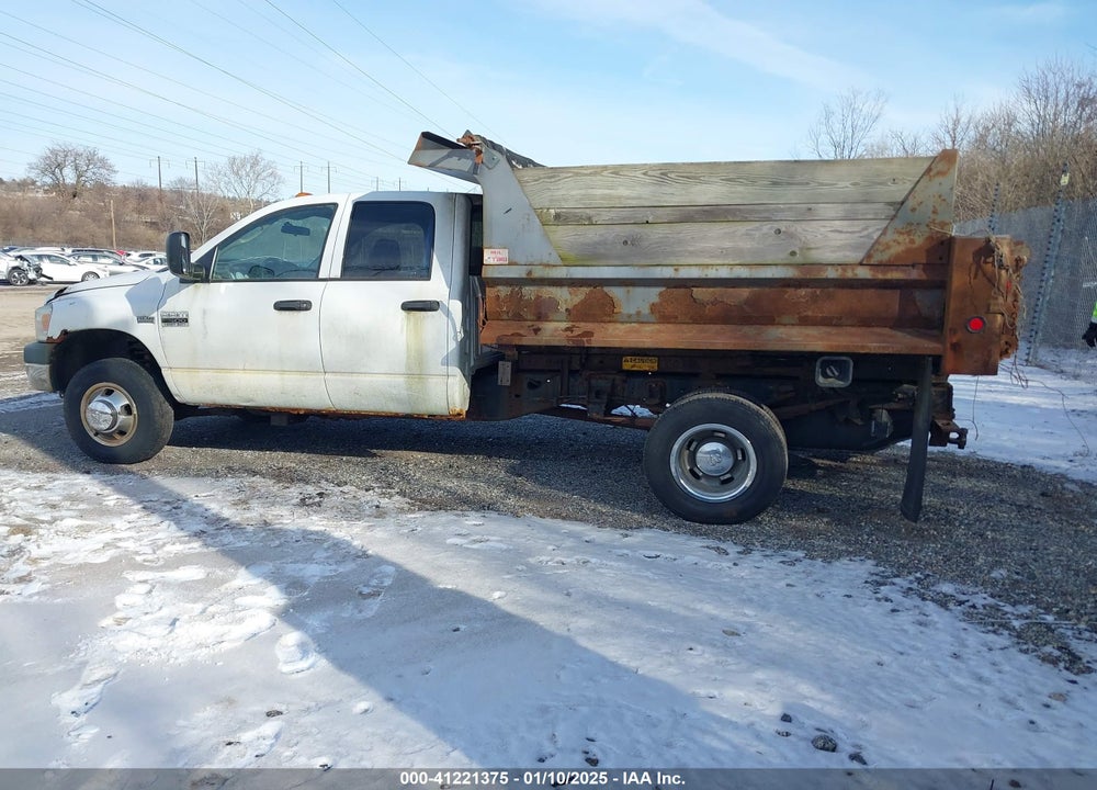 2007 DODGE RAM 3500 HD CHASSIS ST/SLT/LARAMIE VIN: 3D6WH48D77G787854