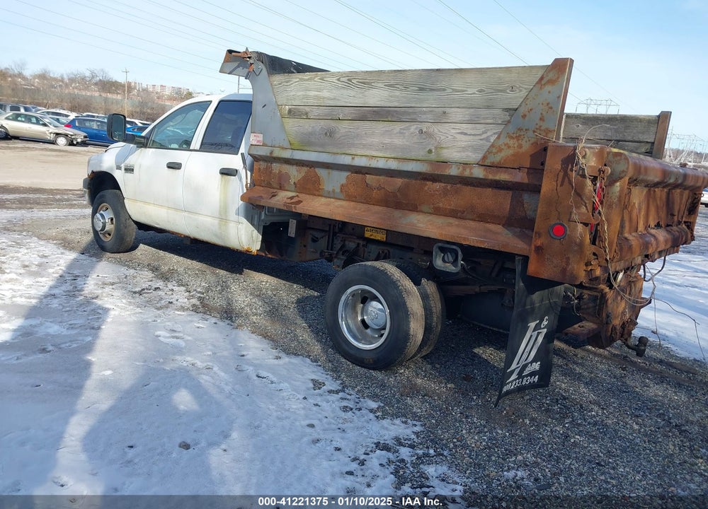 2007 DODGE RAM 3500 HD CHASSIS ST/SLT/LARAMIE VIN: 3D6WH48D77G787854