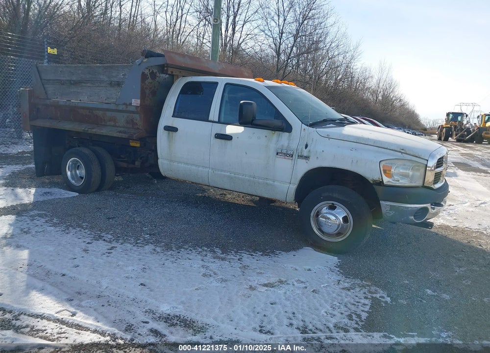 2007 DODGE RAM 3500 HD CHASSIS ST/SLT/LARAMIE VIN: 3D6WH48D77G787854