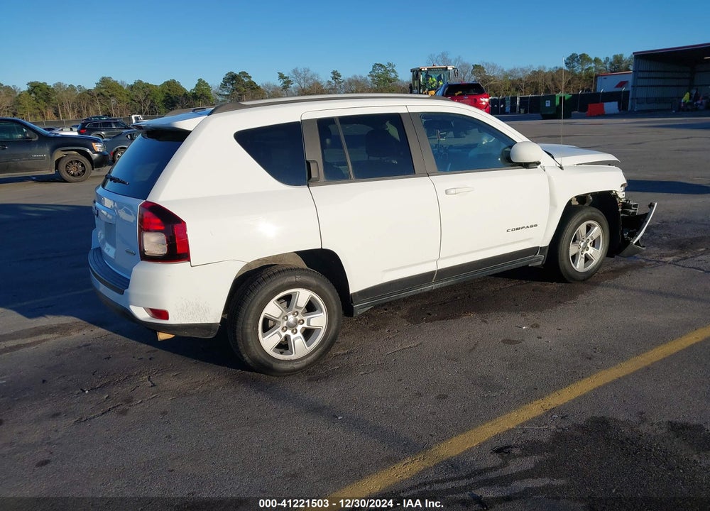 2017 JEEP COMPASS LATITUDE FWD VIN: 1C4NJCEB0HD198775