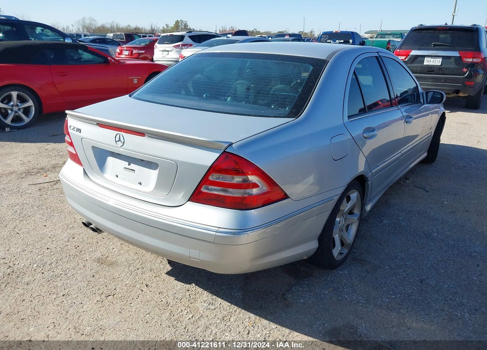 2007 MERCEDES-BENZ C 230 SPORT VIN: WDBRF52H37F838048
