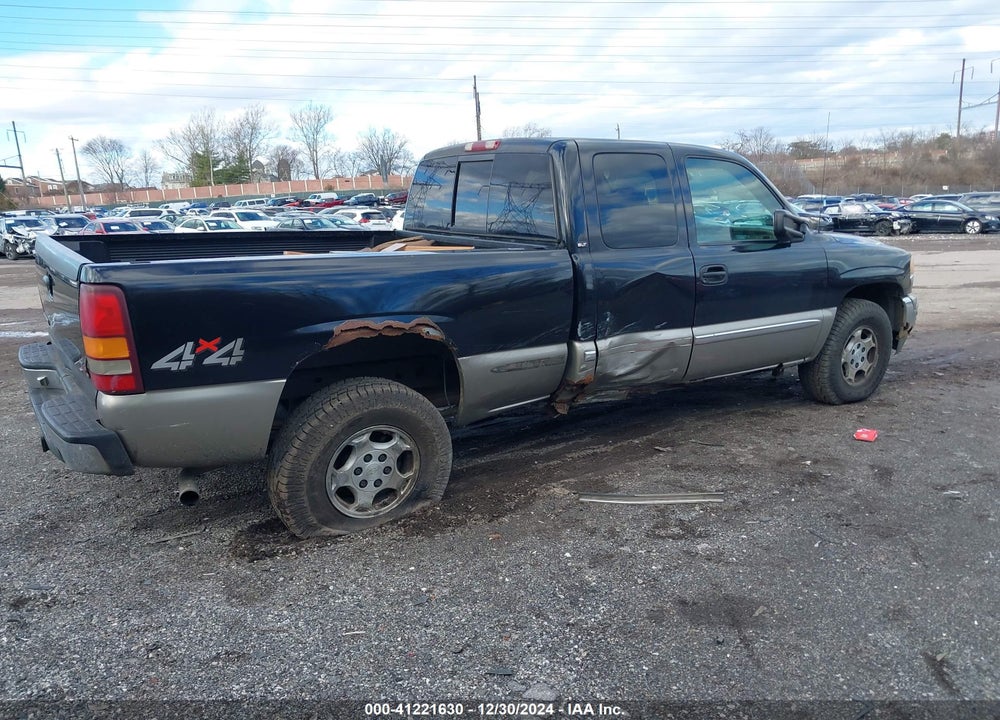 1999 GMC SIERRA 1500 SLE VIN: 2GTEK19T6X1554368