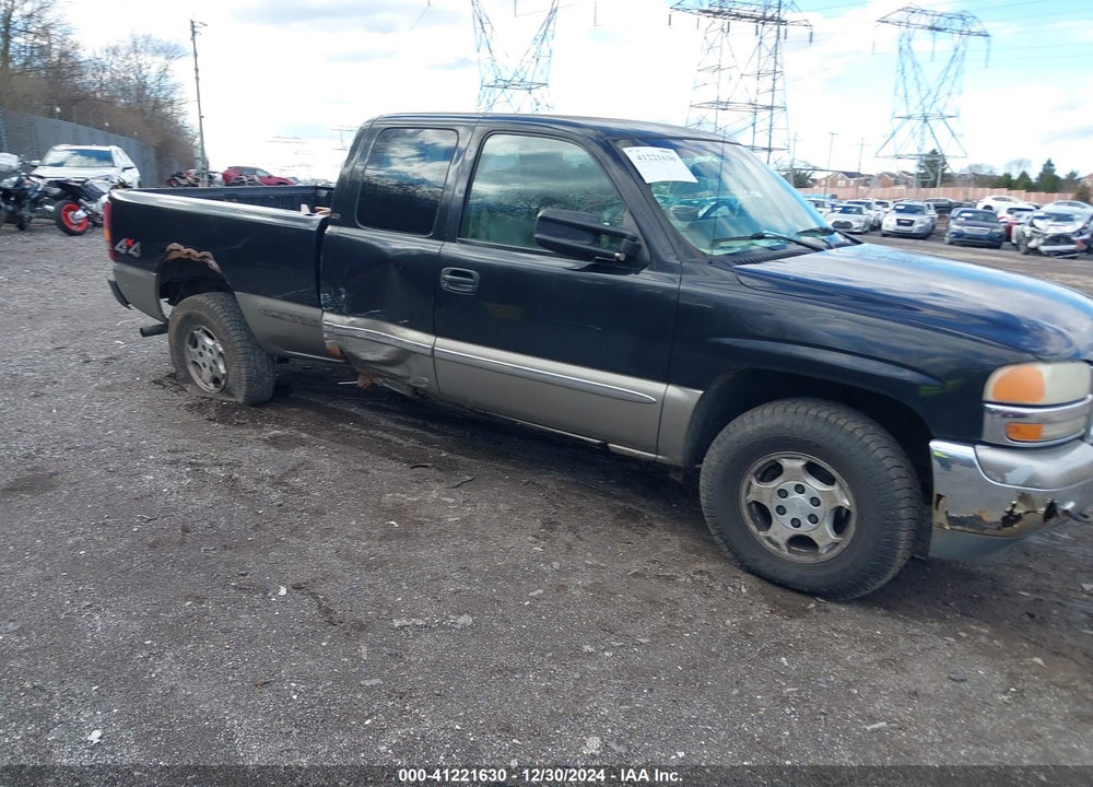 1999 GMC SIERRA 1500 SLE VIN: 2GTEK19T6X1554368