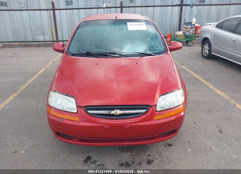 2005 CHEVROLET AVEO LS VIN: KL1TD52625B334680