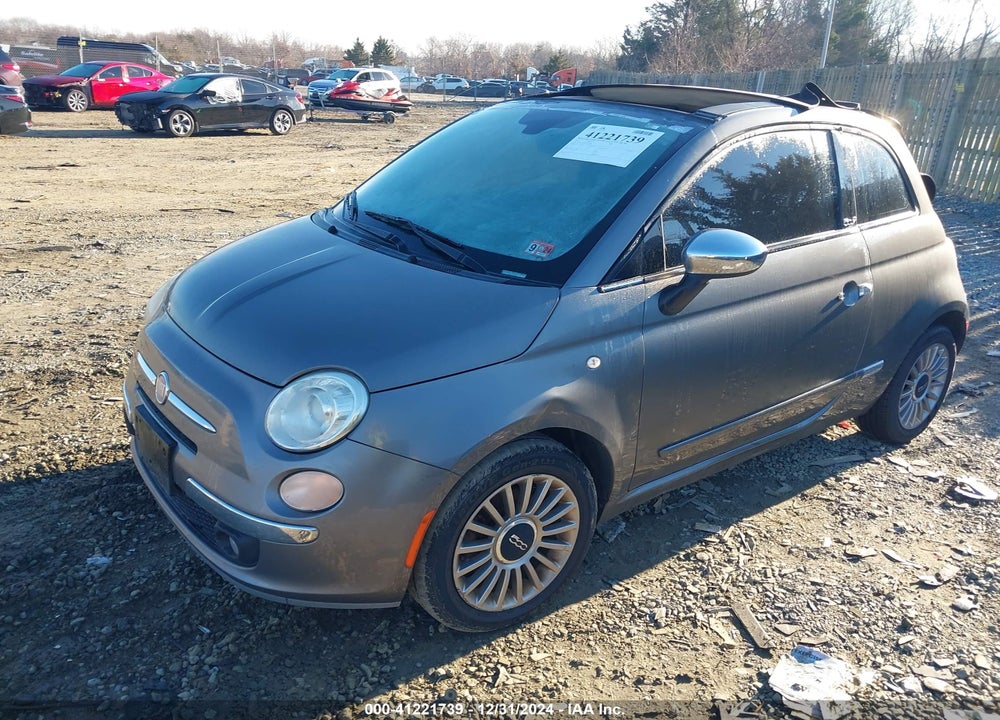 2012 FIAT 500C LOUNGE VIN: 3C3CFFER5CT123102