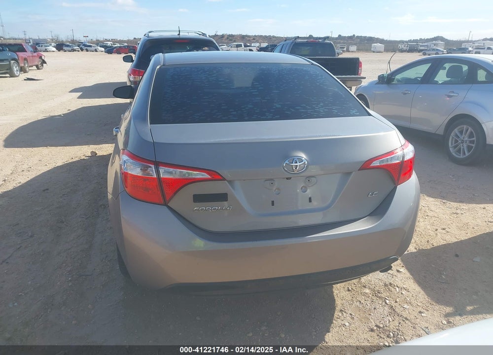 2015 TOYOTA COROLLA VIN: 2T1BURHE4FC320325