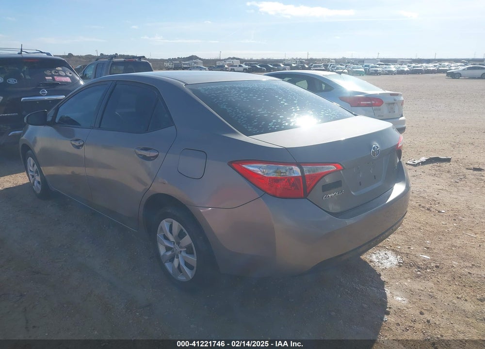 2015 TOYOTA COROLLA VIN: 2T1BURHE4FC320325