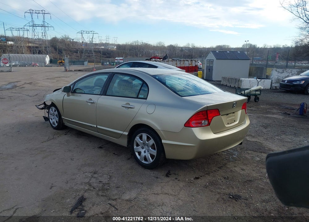 2007 HONDA CIVIC LX VIN: 1HGFA16517L092388