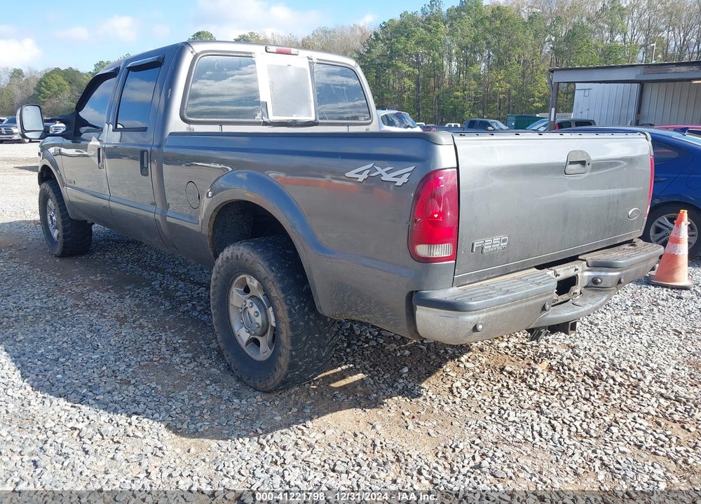2003 FORD F-250 LARIAT/XL/XLT VIN: 1FTNW21P03EB77537